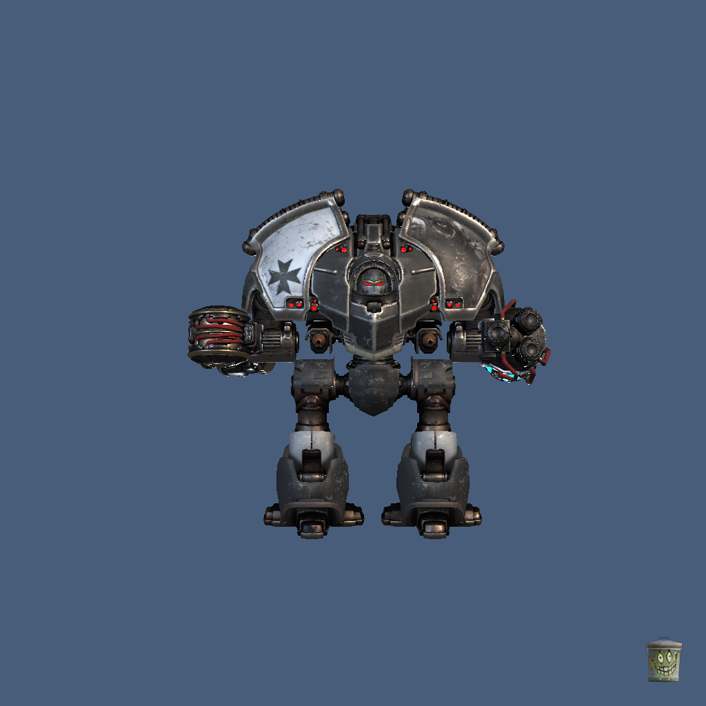 Black Templar Saturnine Dreadnaught - Front