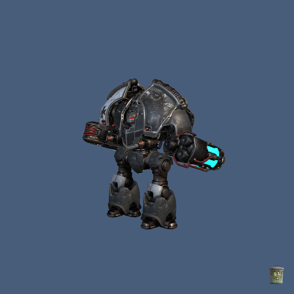 Black Templar Saturnine Dreadnaught - Front Left