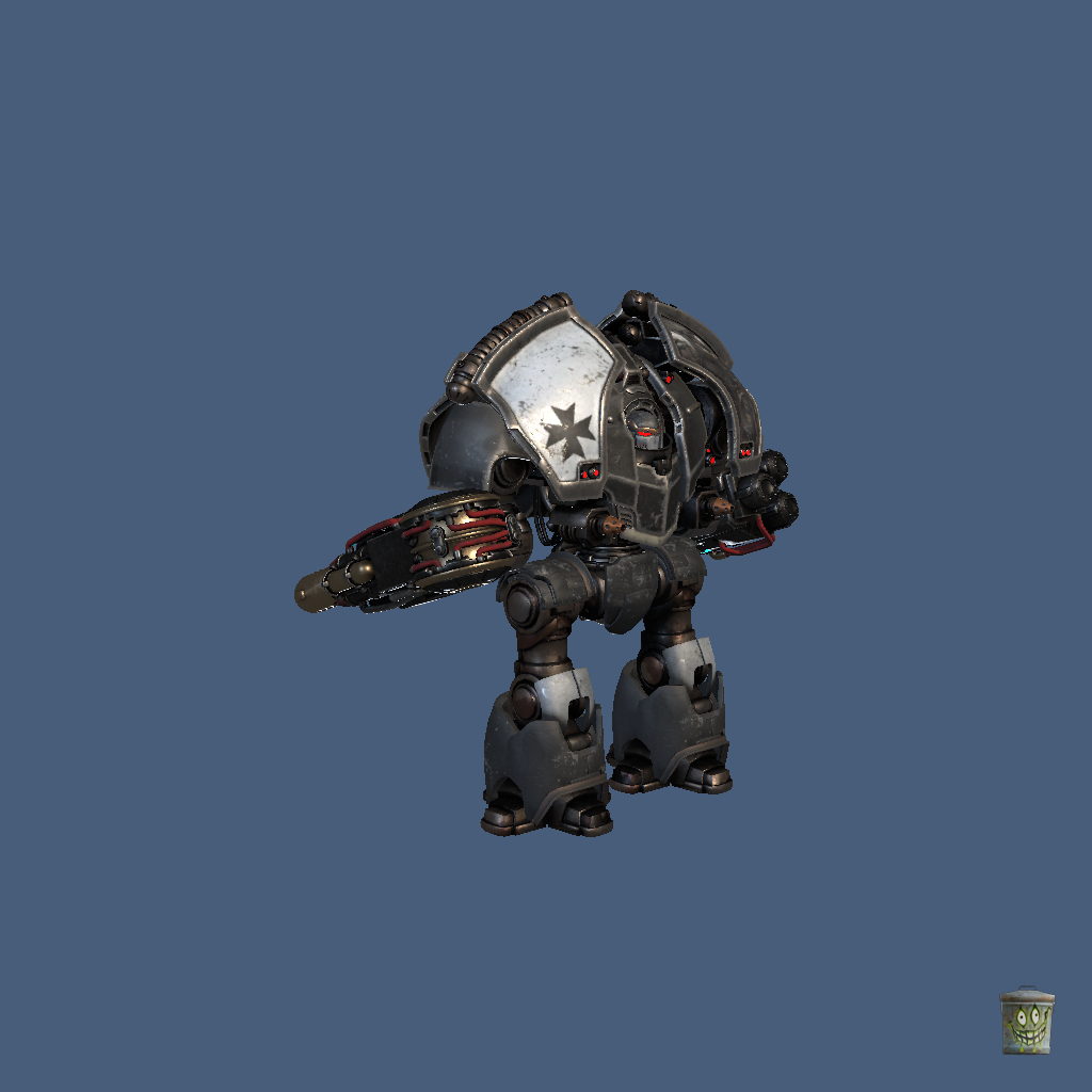 Black Templar Saturnine Dreadnaught - Front Right