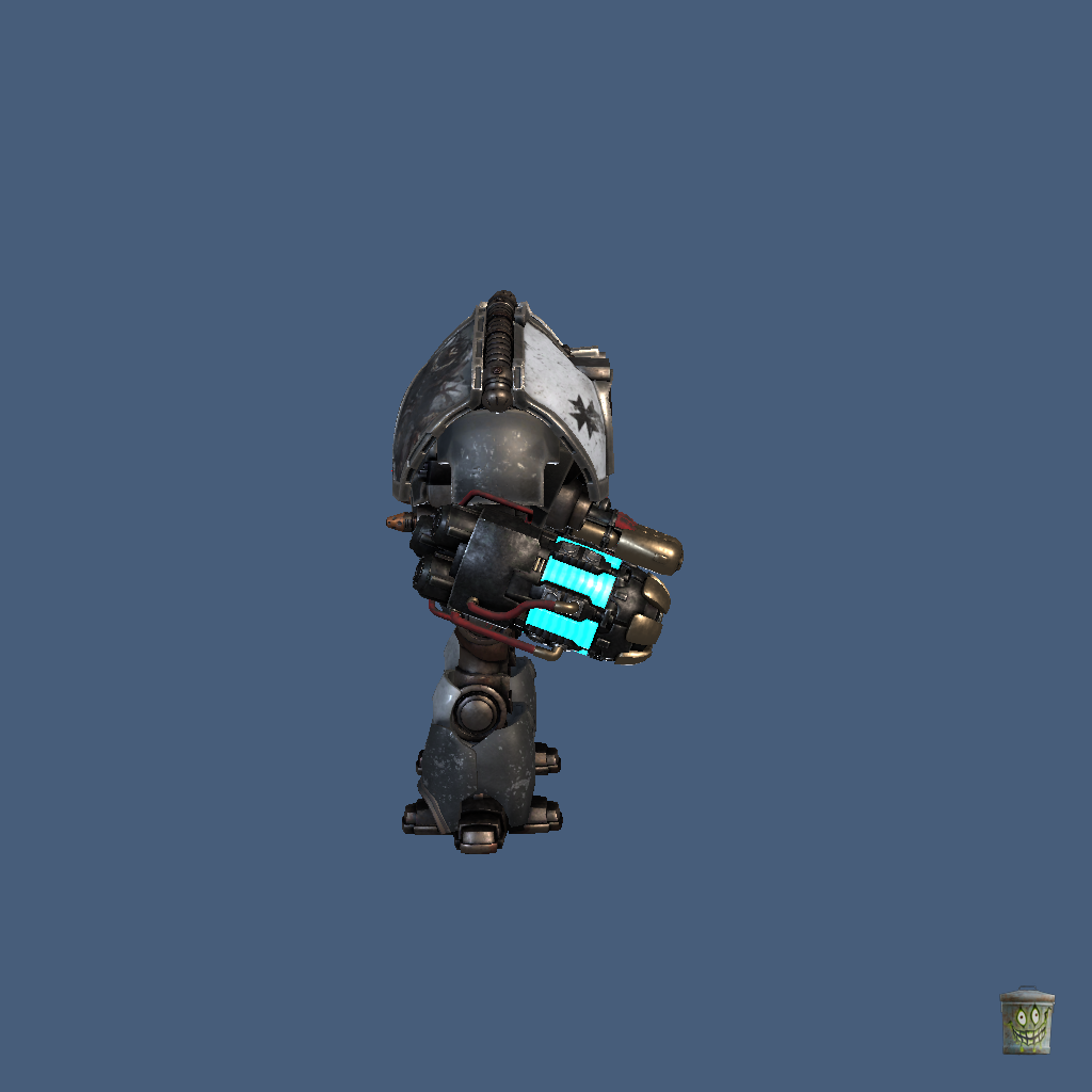 Black Templar Saturnine Dreadnaught - Left