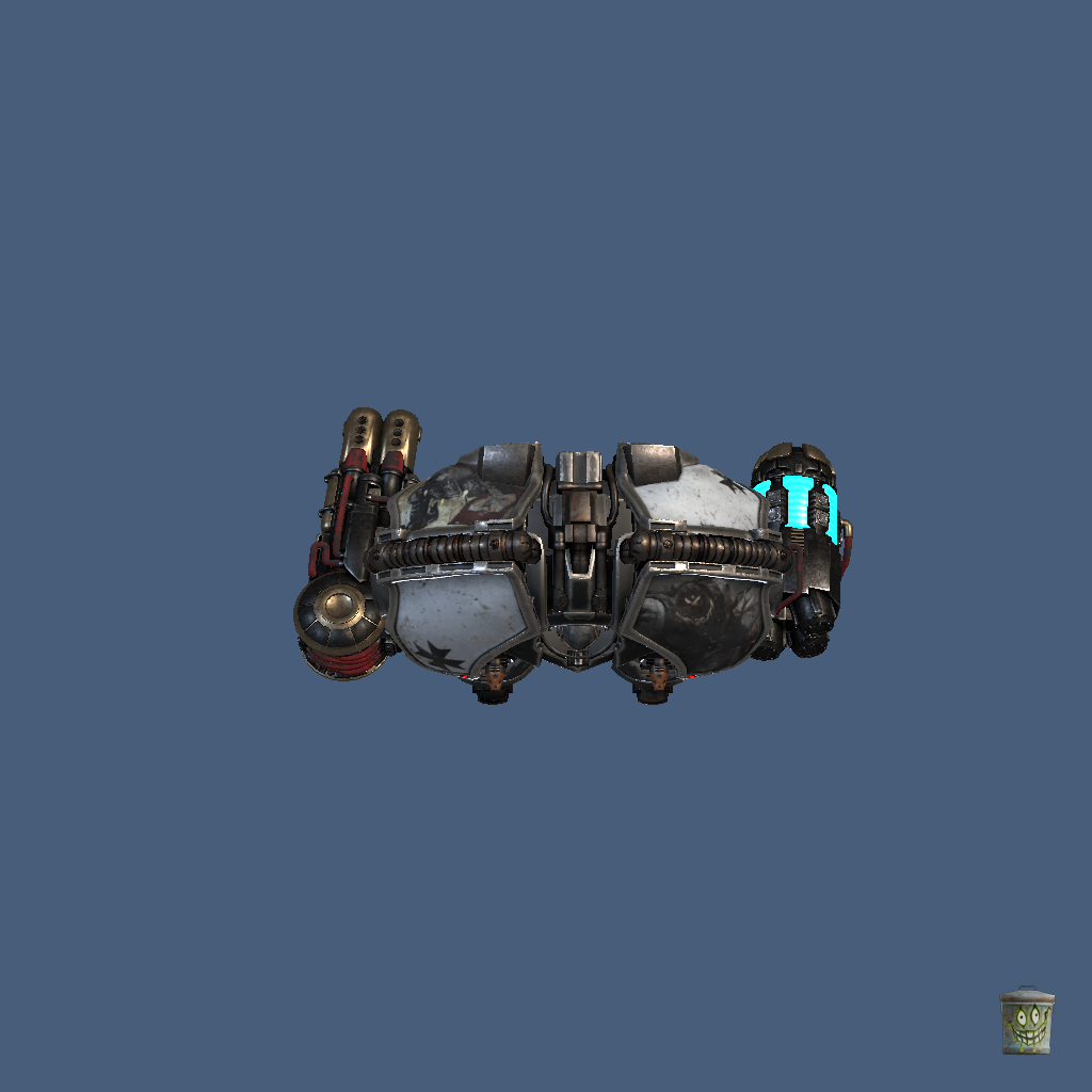 Black Templar Saturnine Dreadnaught - Straight Top