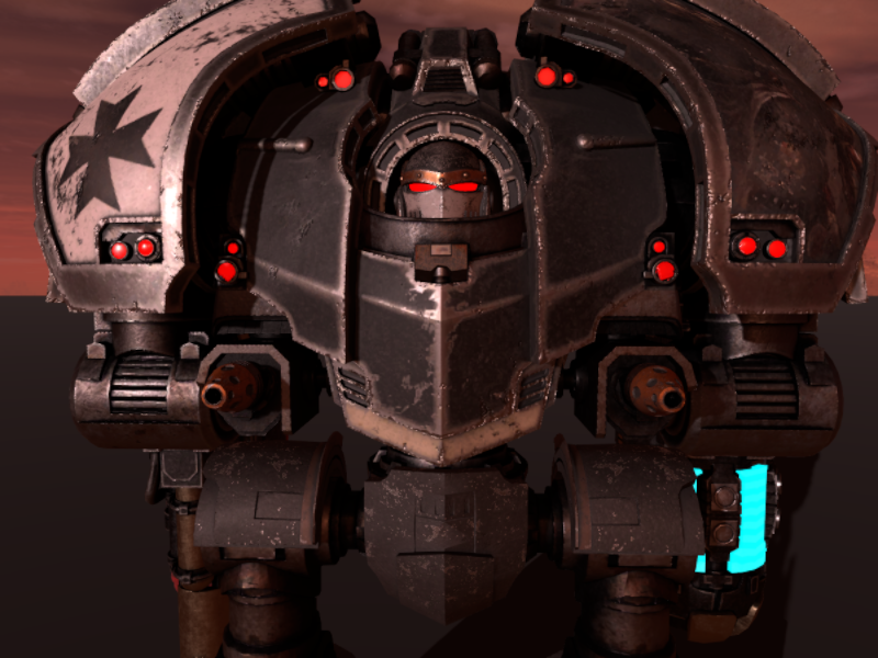 Black Templar Saturnine Dreadnaught