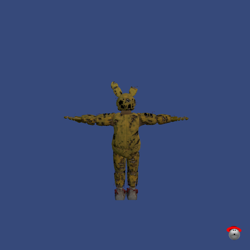 Prototype Springtrap - FNaF MOVIE 2 - Back
