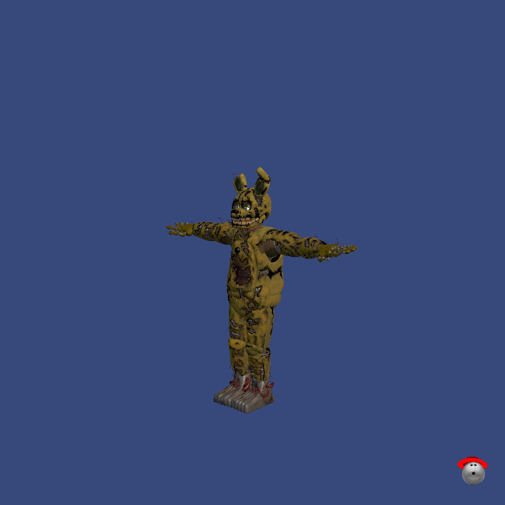 Prototype Springtrap - FNaF MOVIE 2 - Front Left