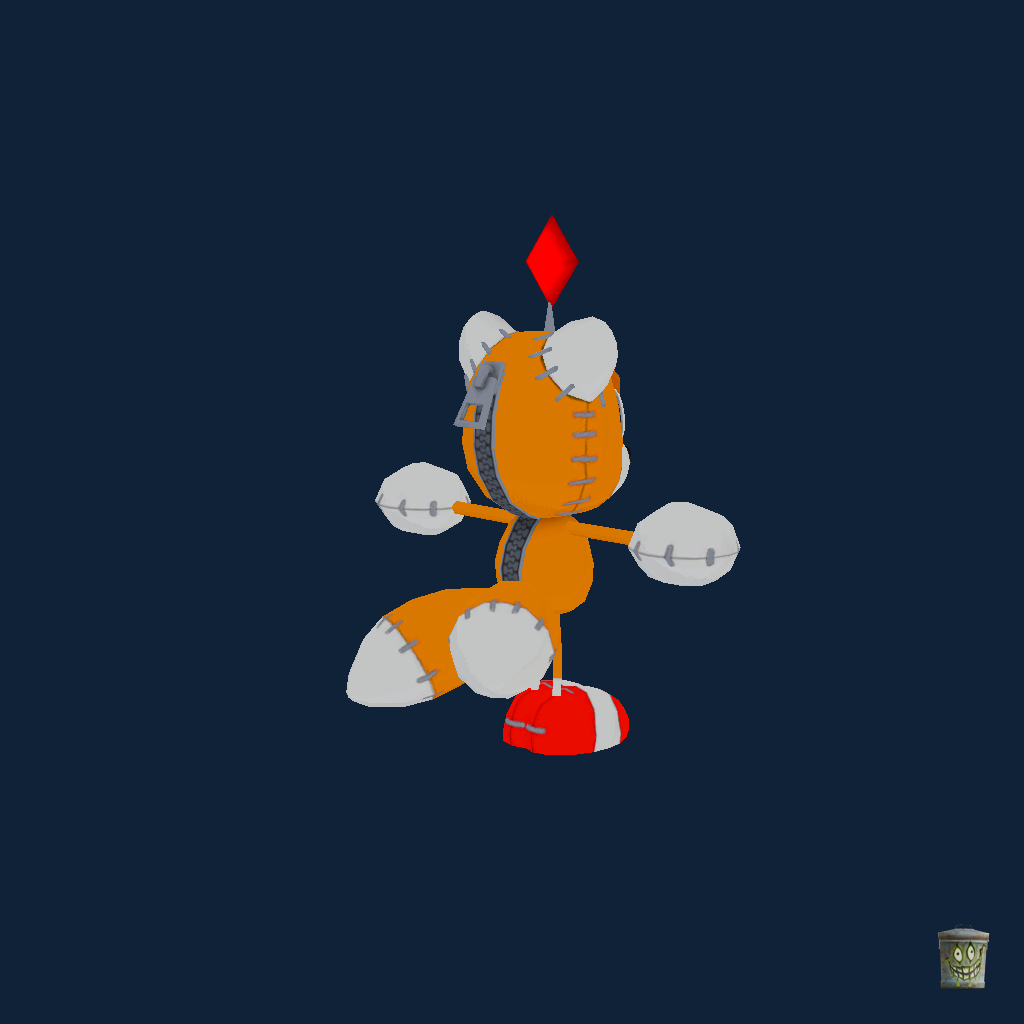 Tails Doll （Sonic Superstars） - Back Right