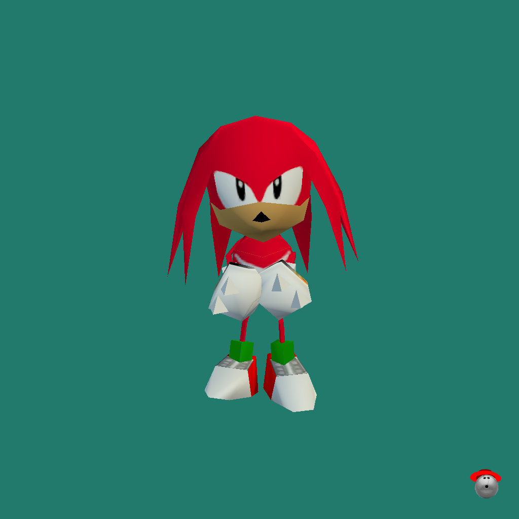 Knuckles The Echidna （Sonic R） - Front