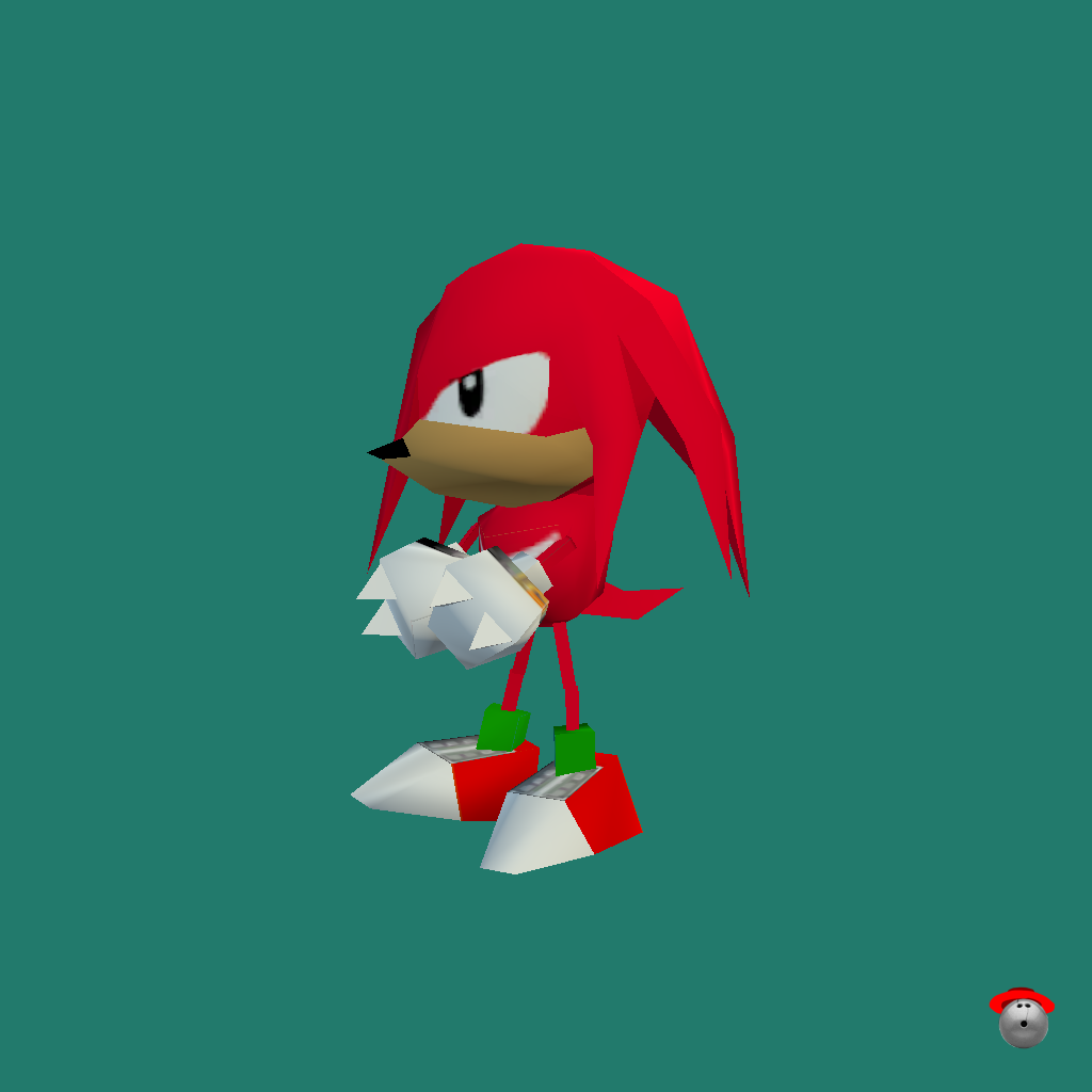Knuckles The Echidna （Sonic R） - Front Left