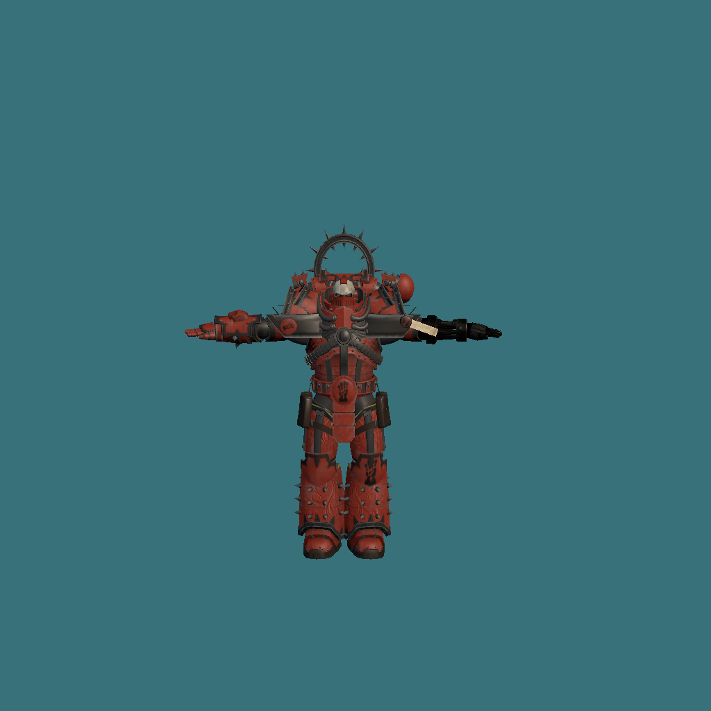 Red corsair dark disciple - Front