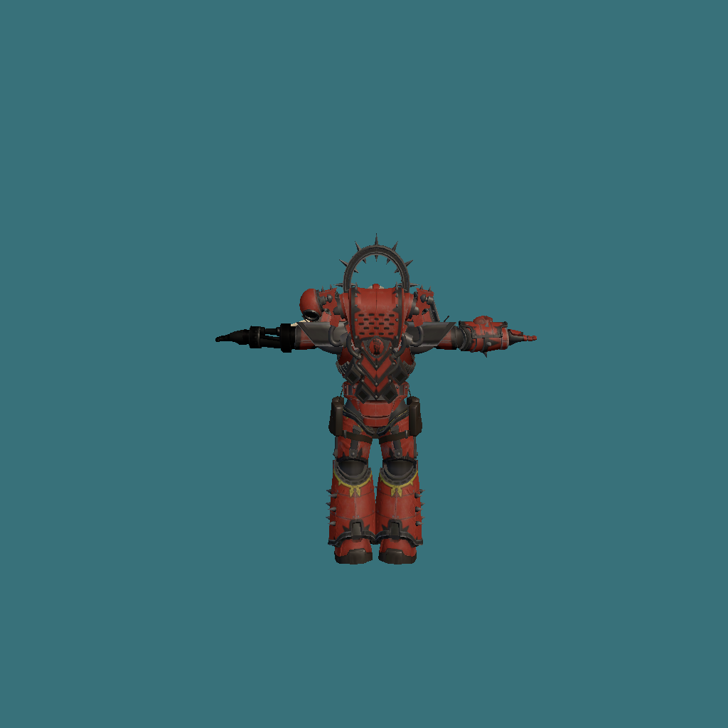 Red corsair dark disciple - Back