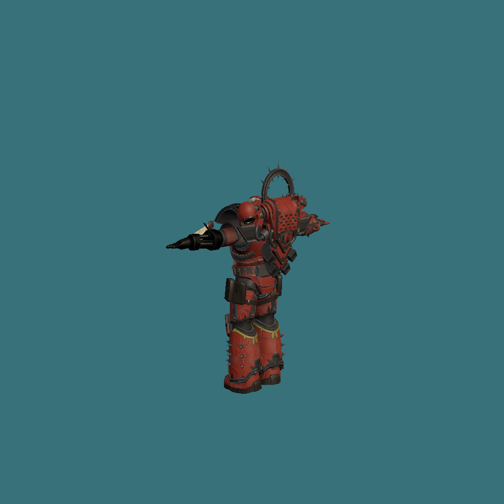 Red corsair dark disciple - Back Left