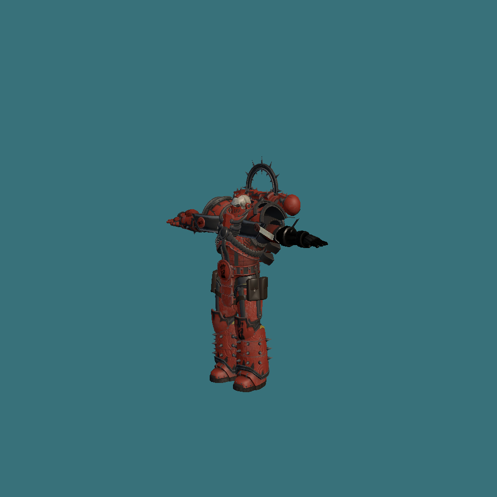 Red corsair dark disciple - Front Left