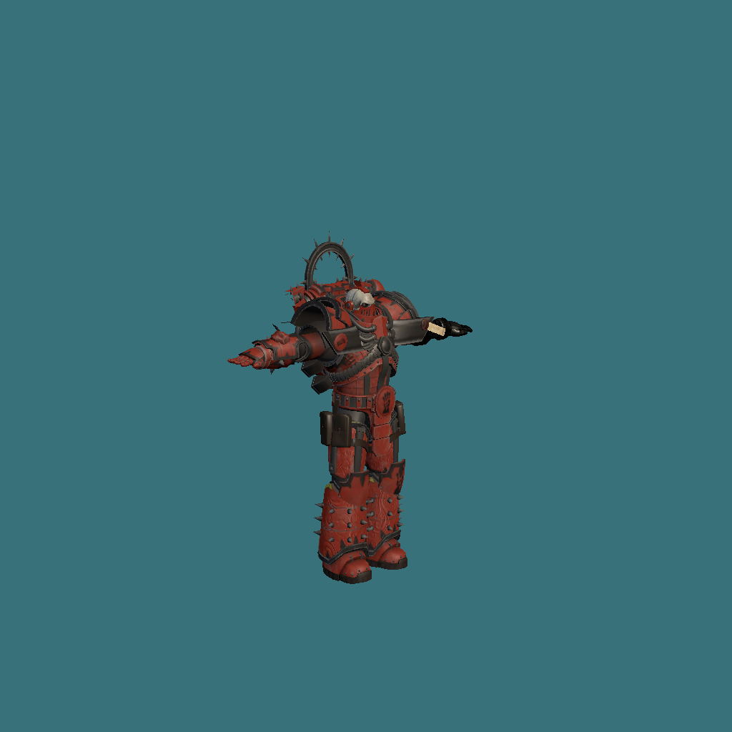 Red corsair dark disciple - Front Right