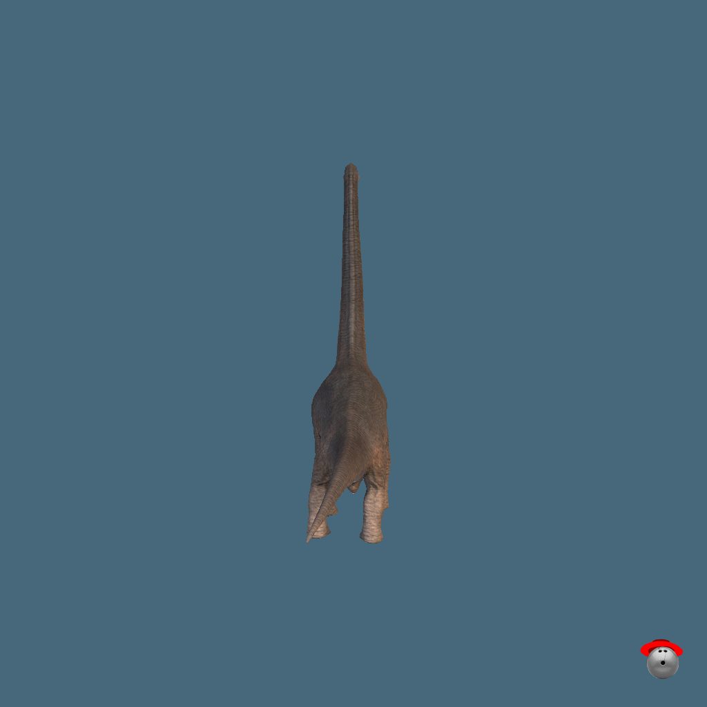 Brachiosaurus - Jurassic Park （PC＆Quest） - Back