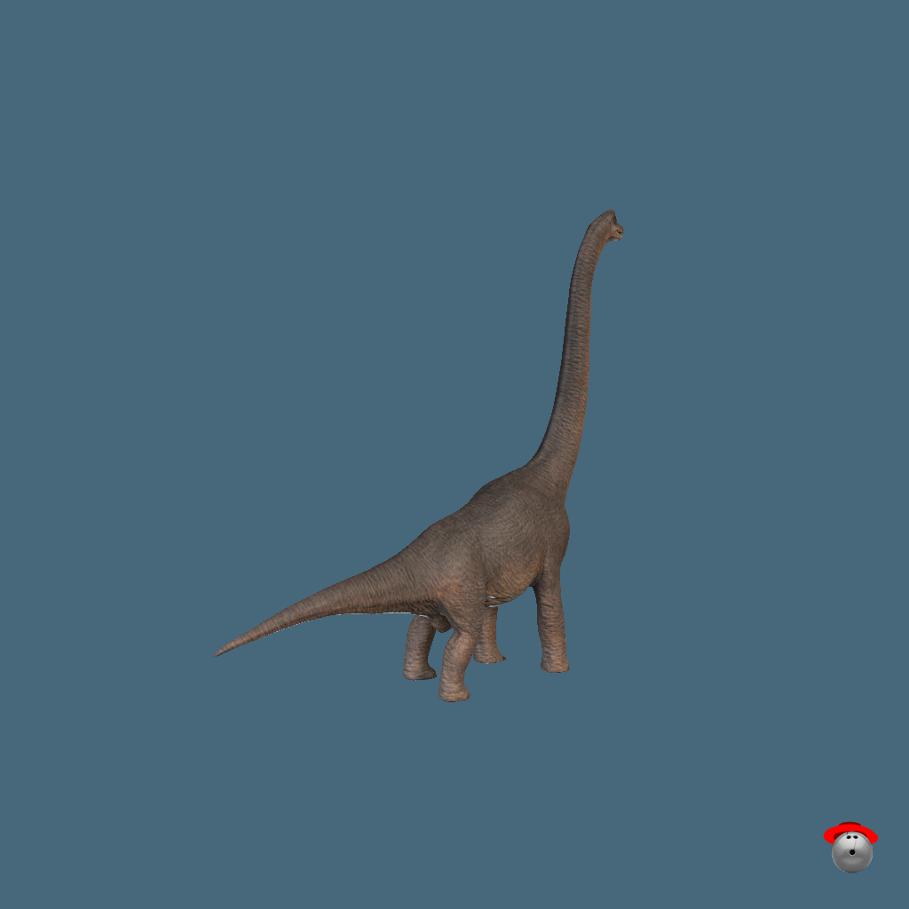 Brachiosaurus - Jurassic Park （PC＆Quest） - Back Right