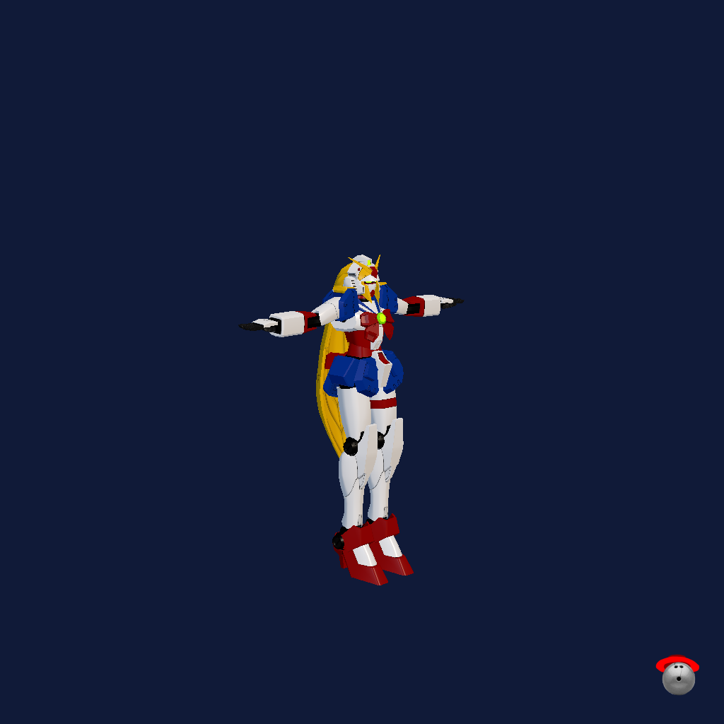 GF13-050NSW Nobel Gundam - Front Right