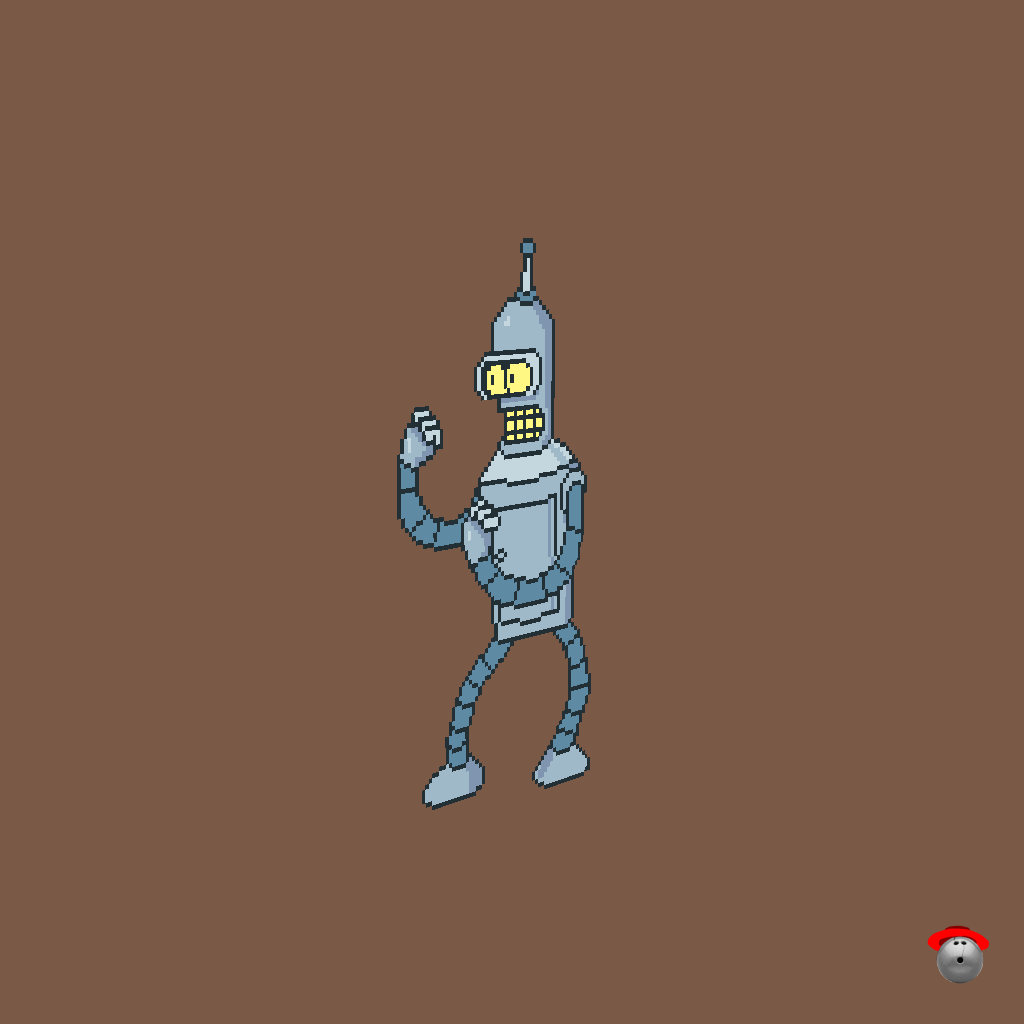 M․U․G․E․N Bender Rodriguez - Back Left