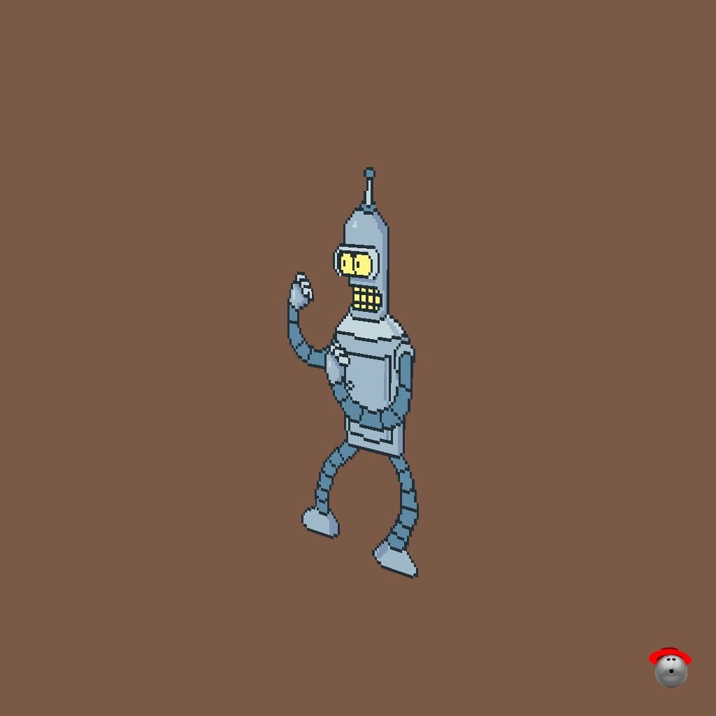 M․U․G․E․N Bender Rodriguez - Back Right