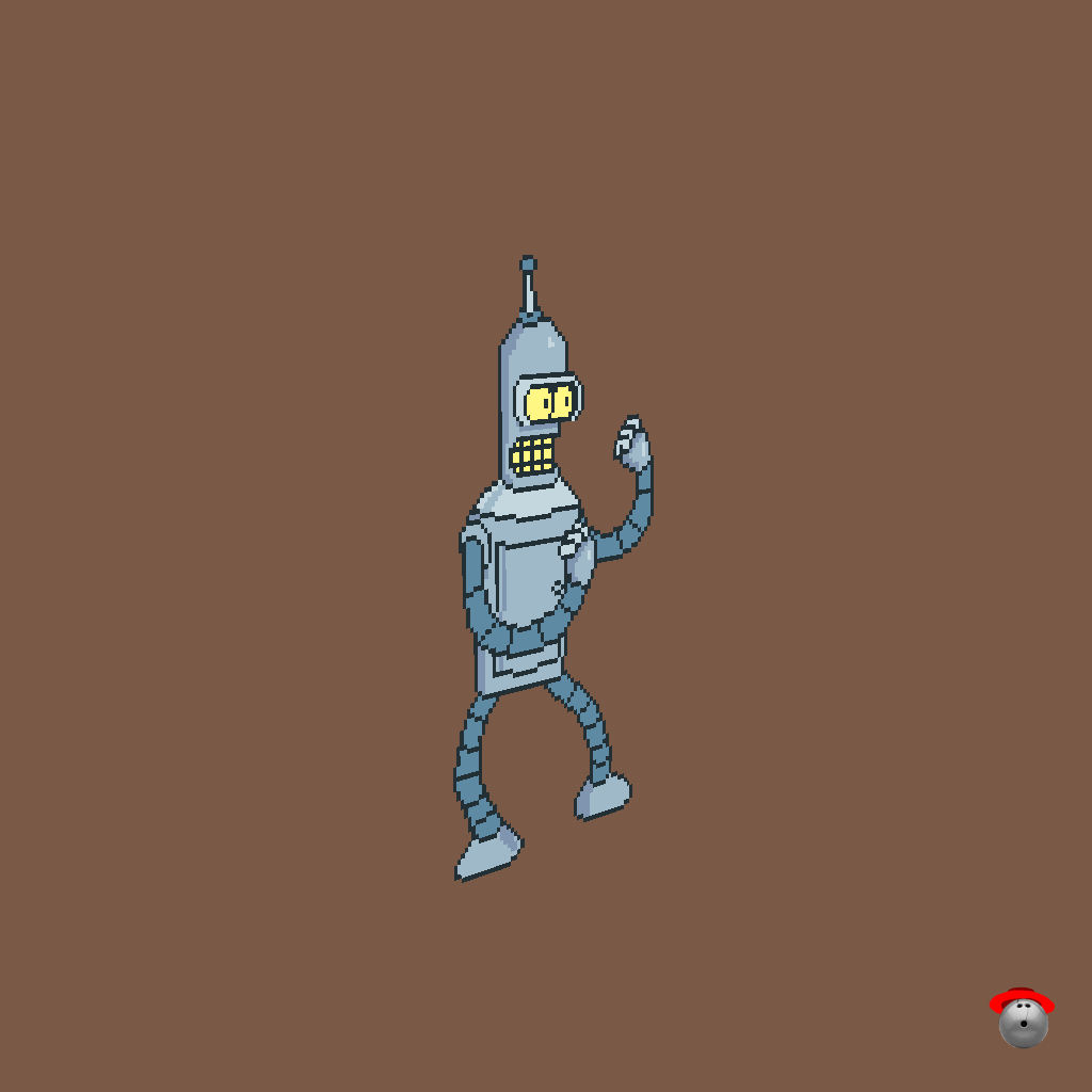 M․U․G․E․N Bender Rodriguez - Front Right