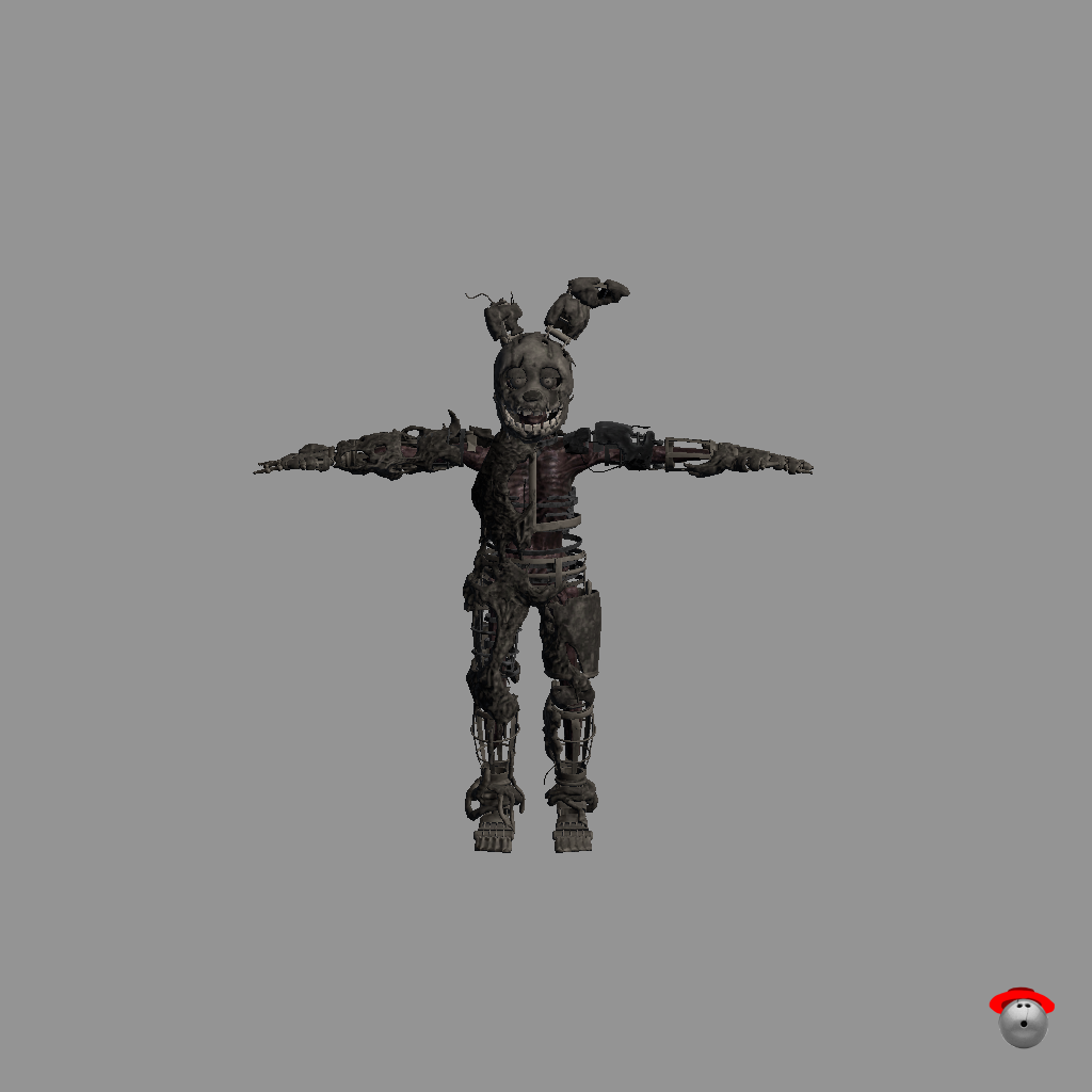 Burning Springtrap - Front