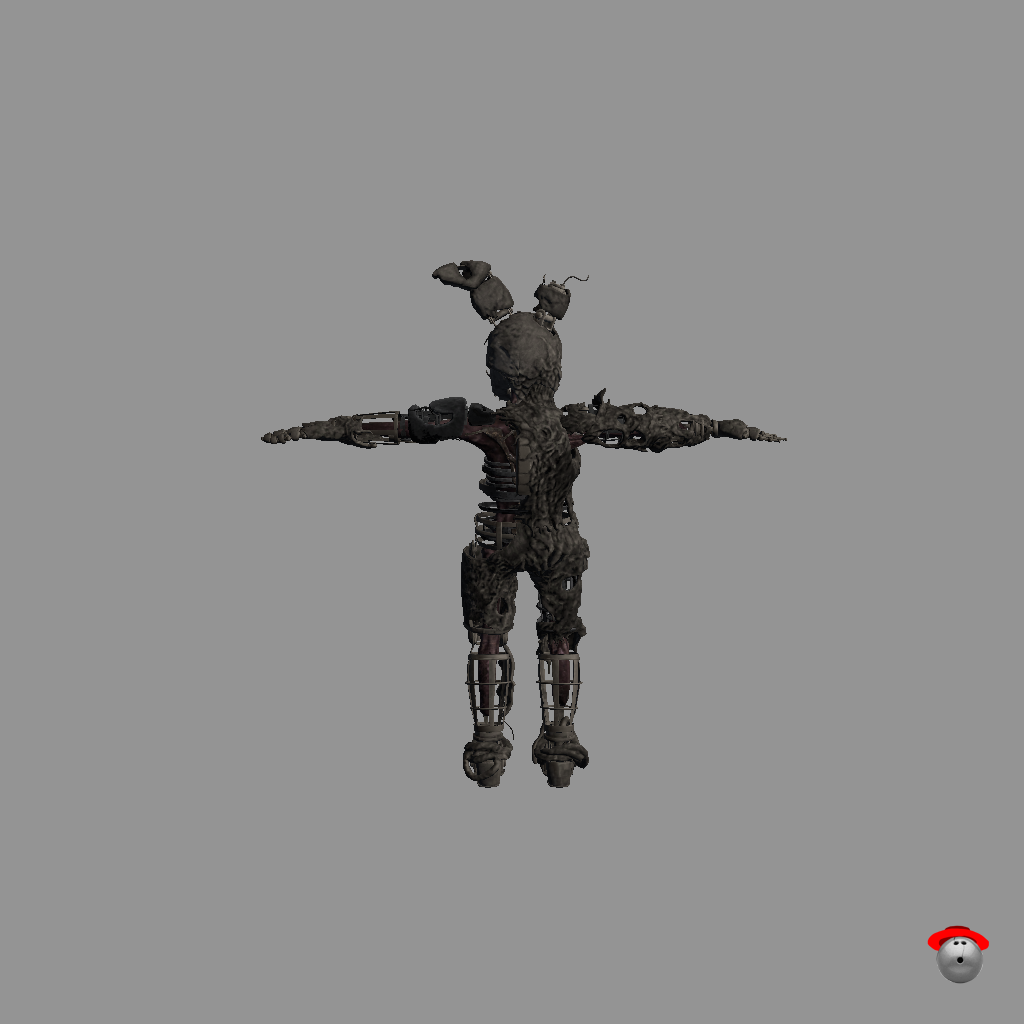 Burning Springtrap - Back