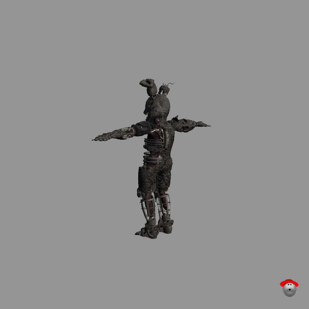 Burning Springtrap - Back Left