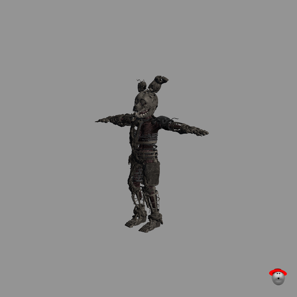 Burning Springtrap - Front Left