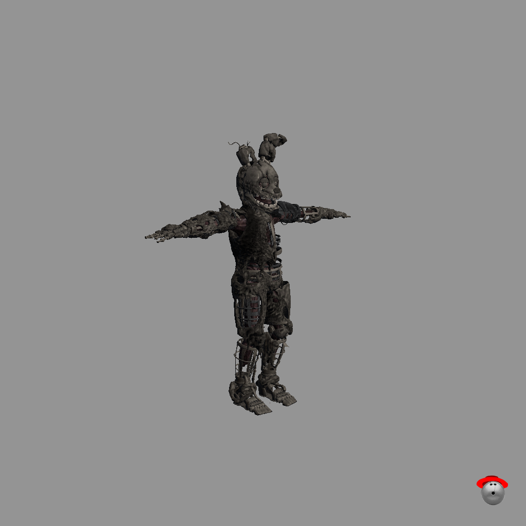 Burning Springtrap - Front Right