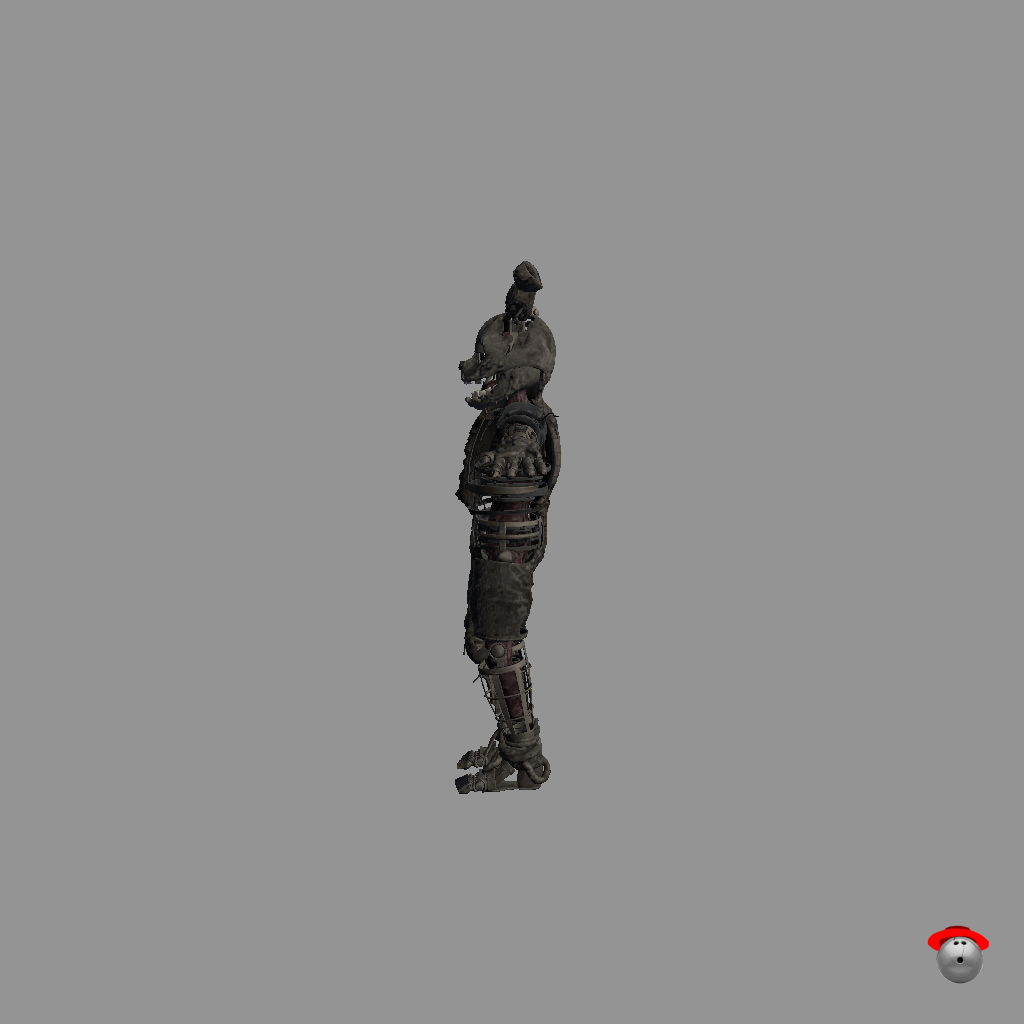Burning Springtrap - Left