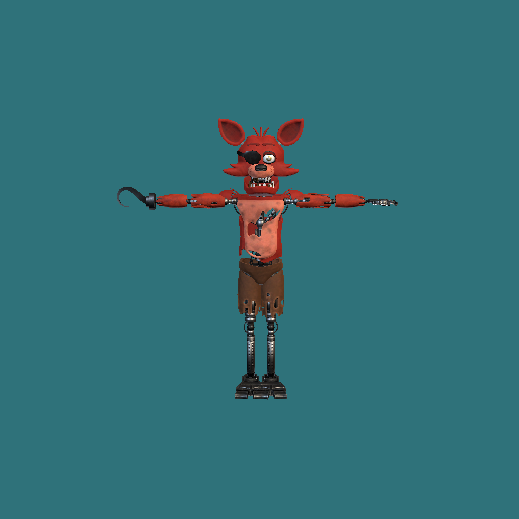 FNaF 1 - Foxy The Pirate Fox - Front