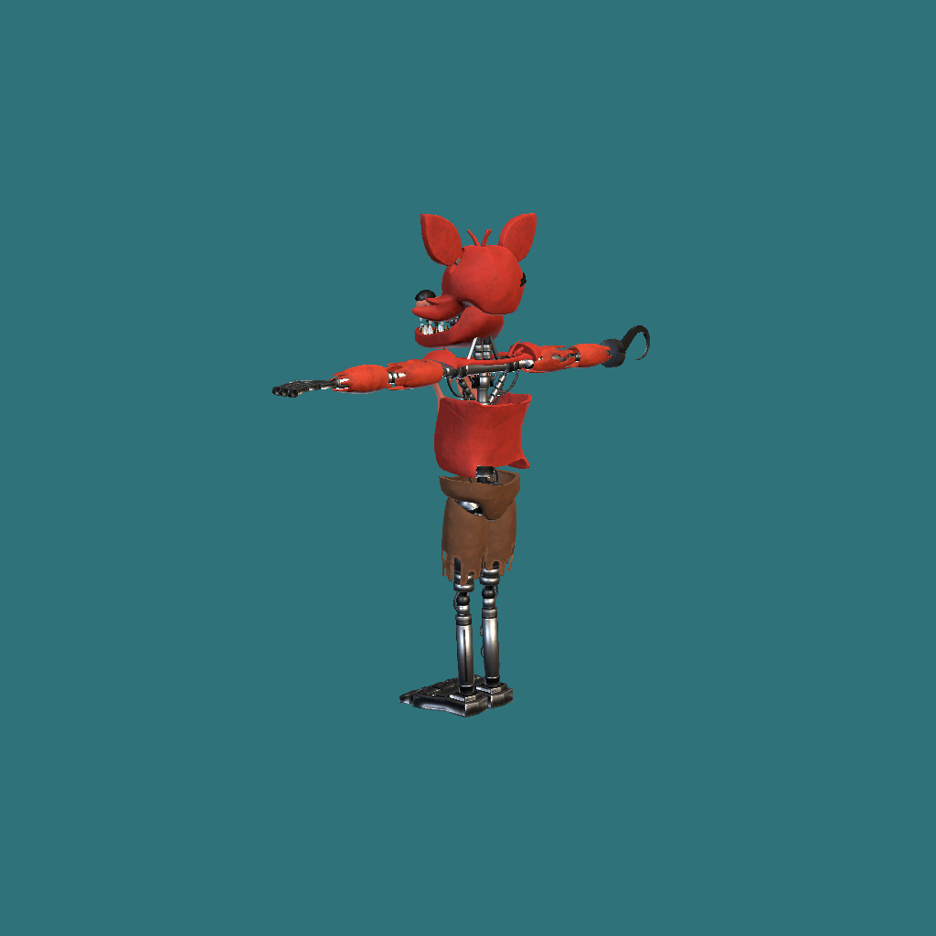 FNaF 1 - Foxy The Pirate Fox - Back Left