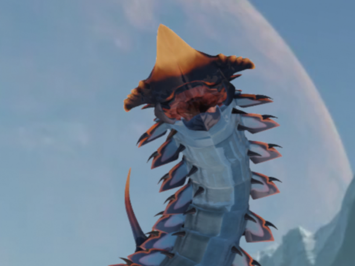 bigger Ice Worm（VR Handpuppet）