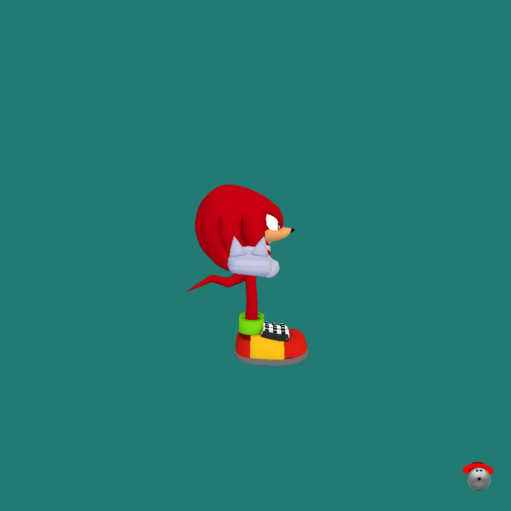 Knuckles The Echidna - Right