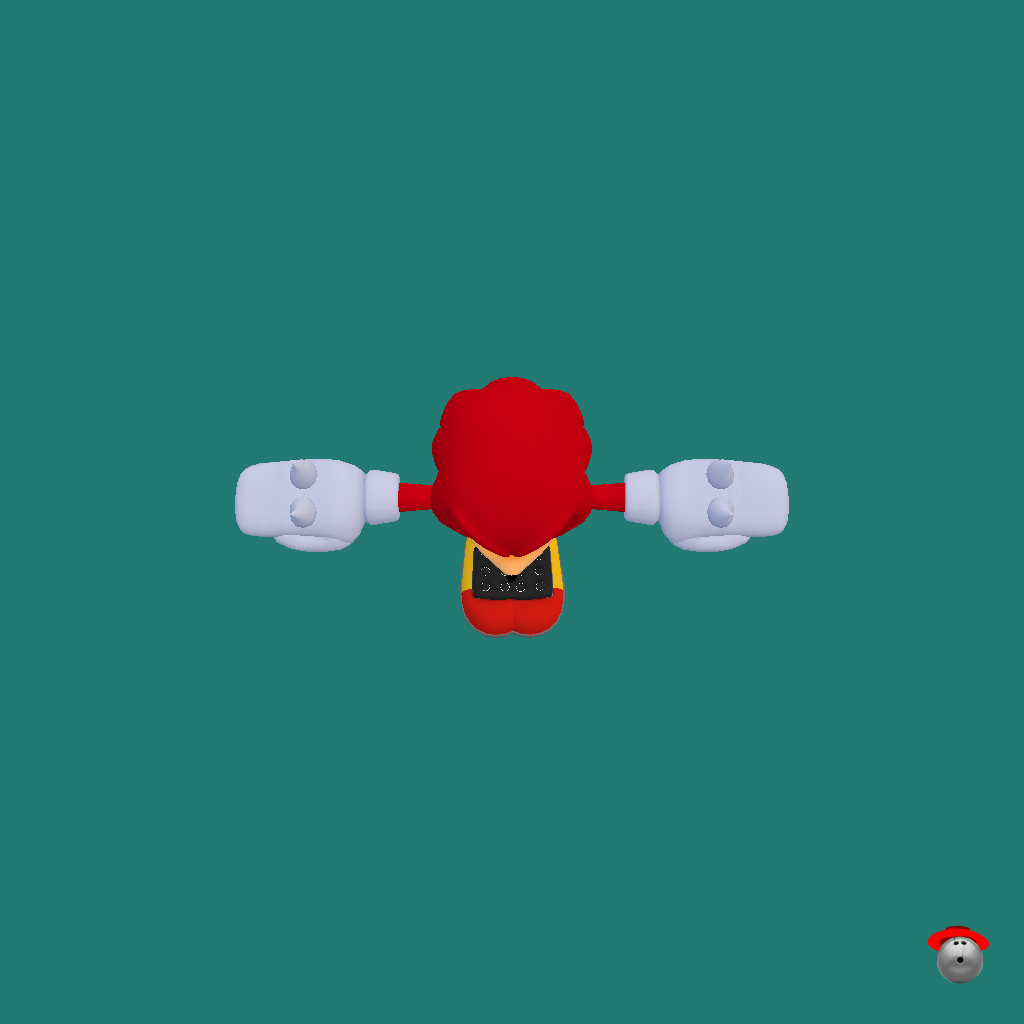 Knuckles The Echidna - Straight Top