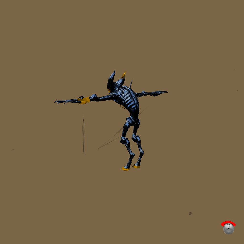 The Ink Demon - BaTDR （WIP） - Back Left