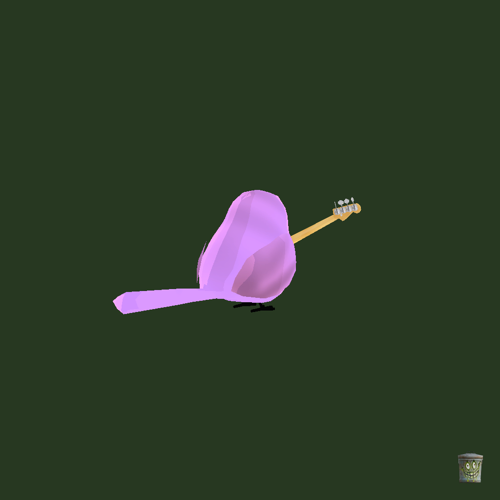 Bass Birb - Back Right