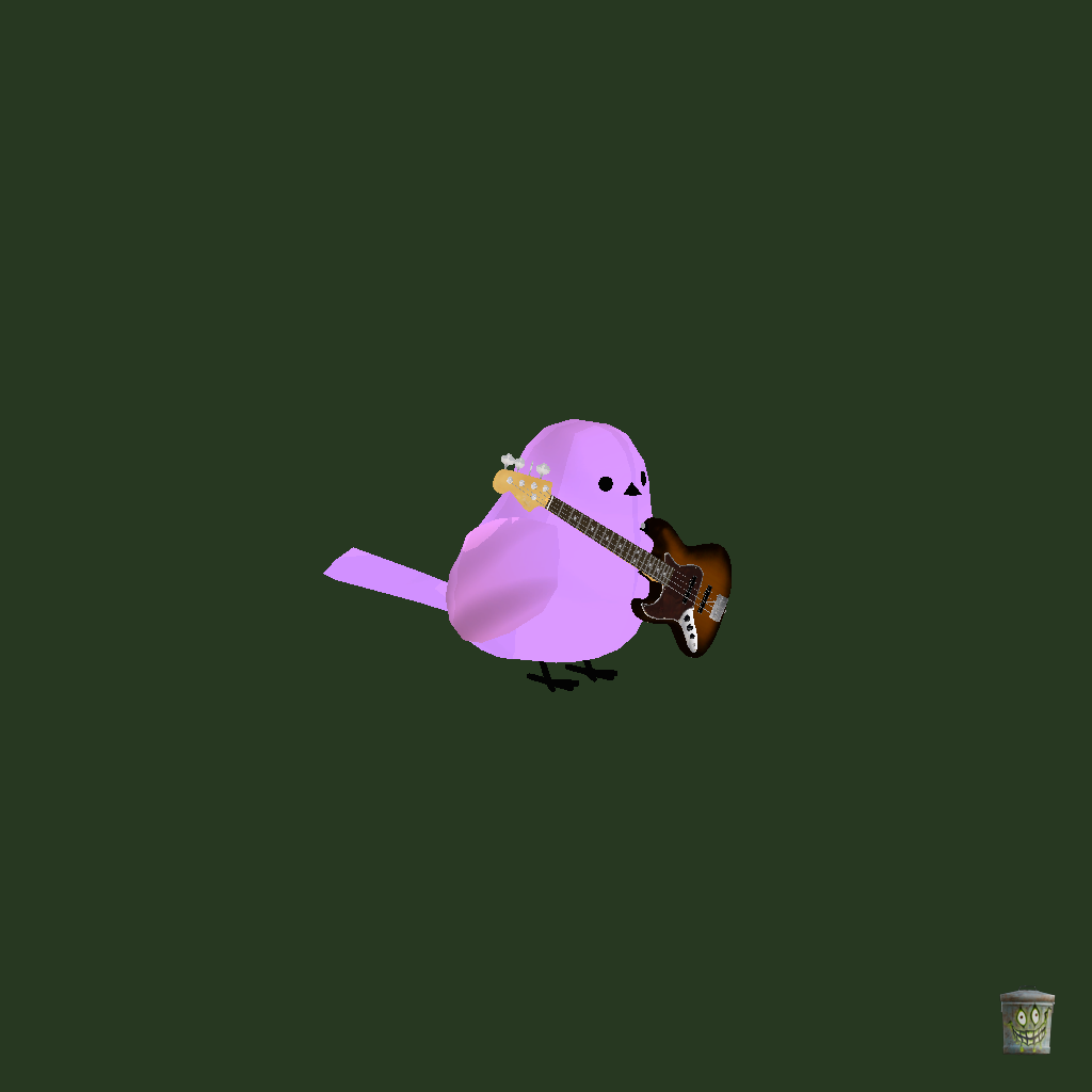Bass Birb - Front Right