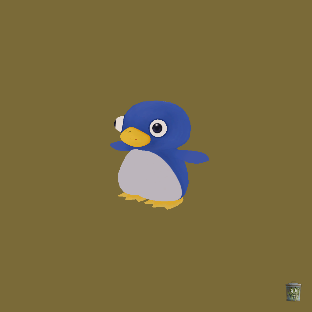 Derpy Penguin - Front Left