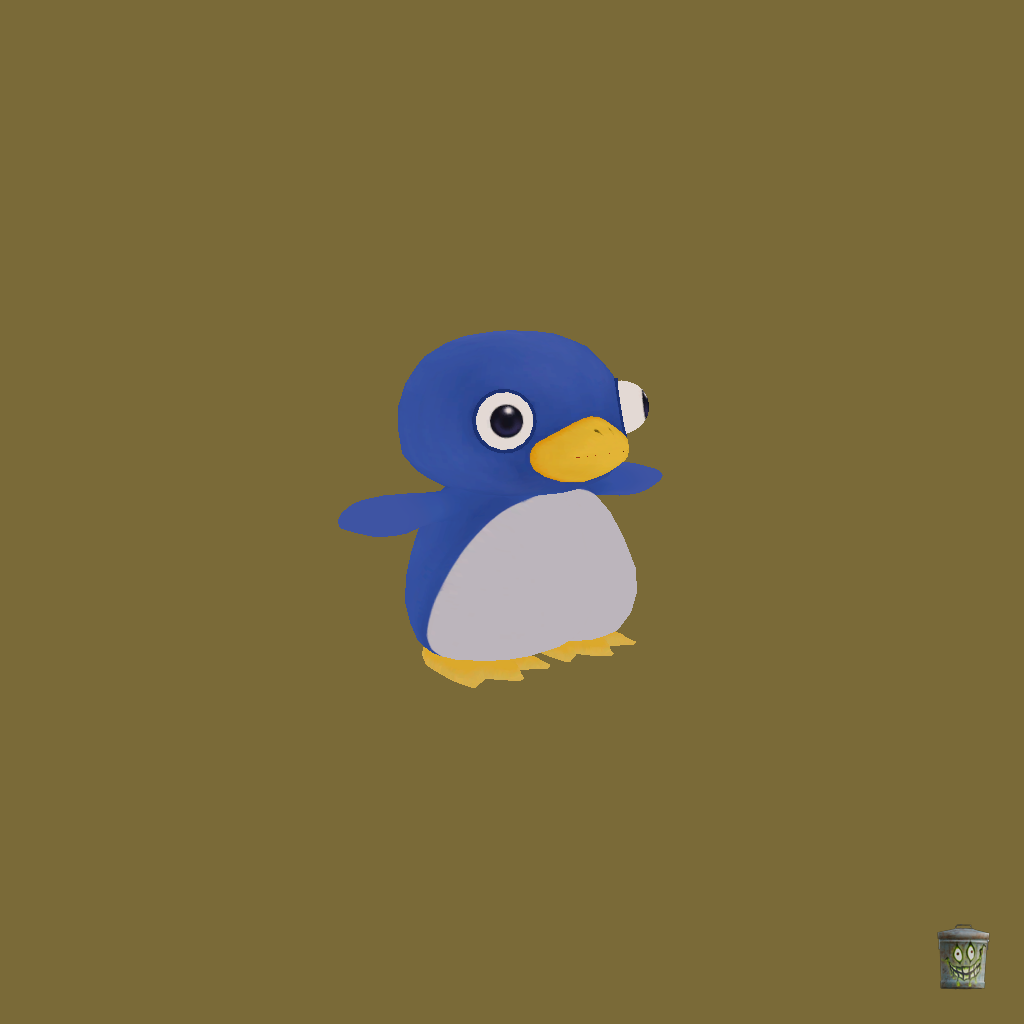 Derpy Penguin - Front Right