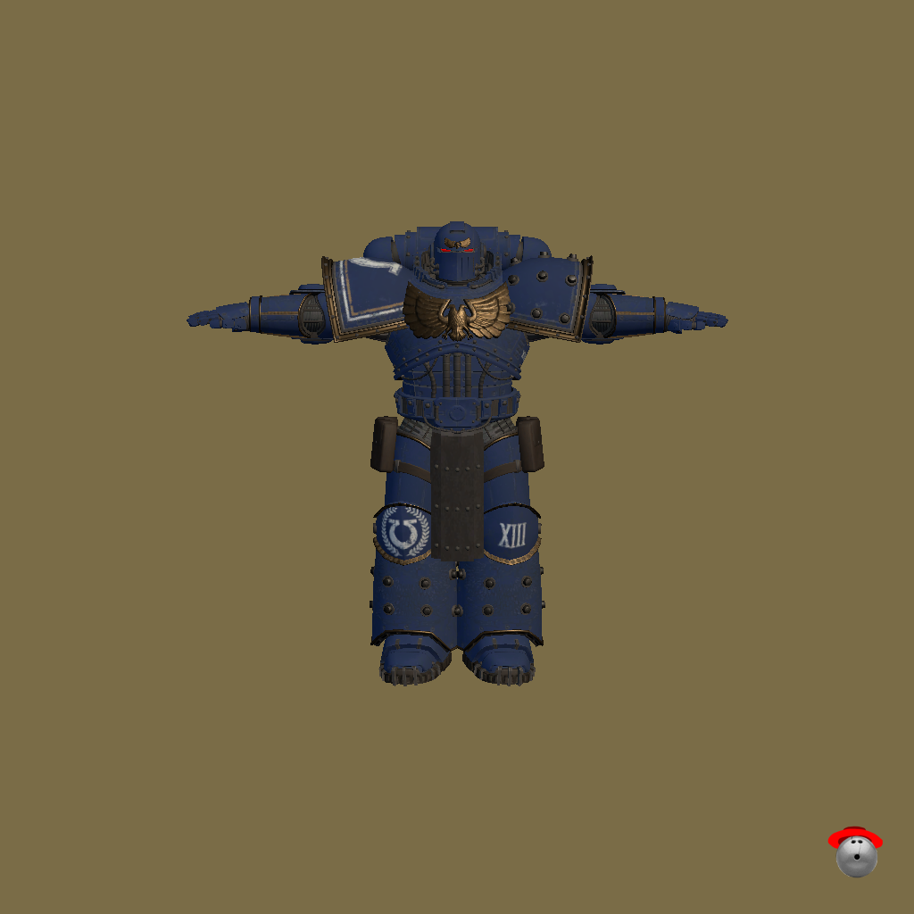 Ultramarine Battle Brother - Front