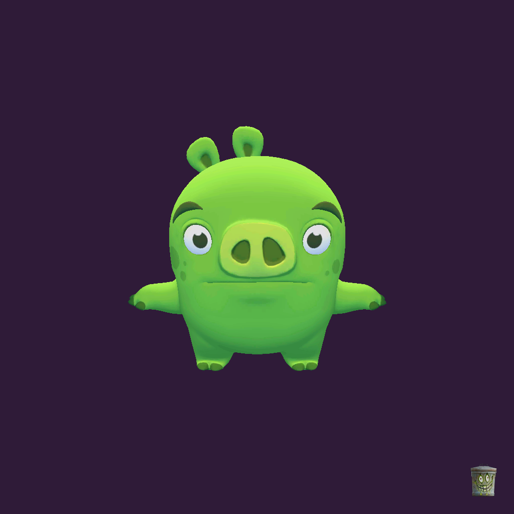 Ross' Nephew ＂Omer＂ （Bad Piggies 2） - Front