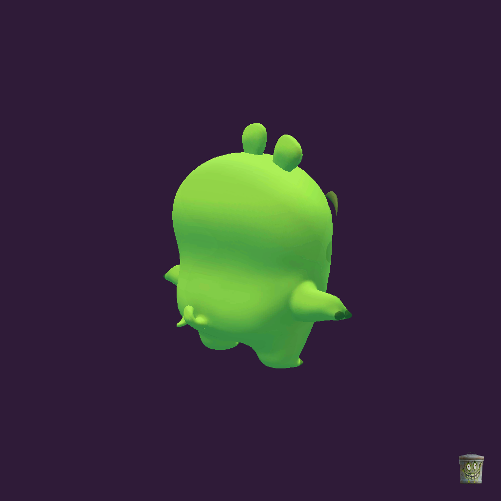 Ross' Nephew ＂Omer＂ （Bad Piggies 2） - Back Right