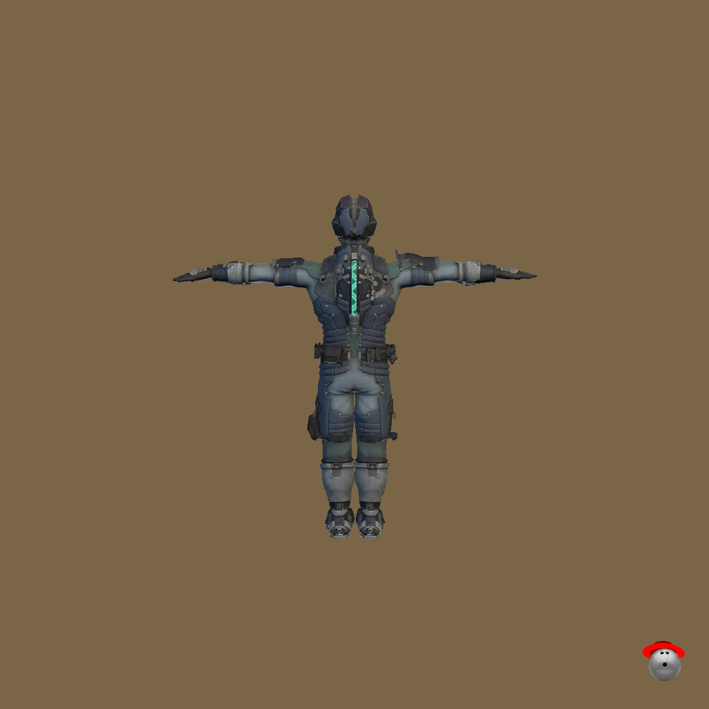 Dead Space 2 - Security Suit - Back