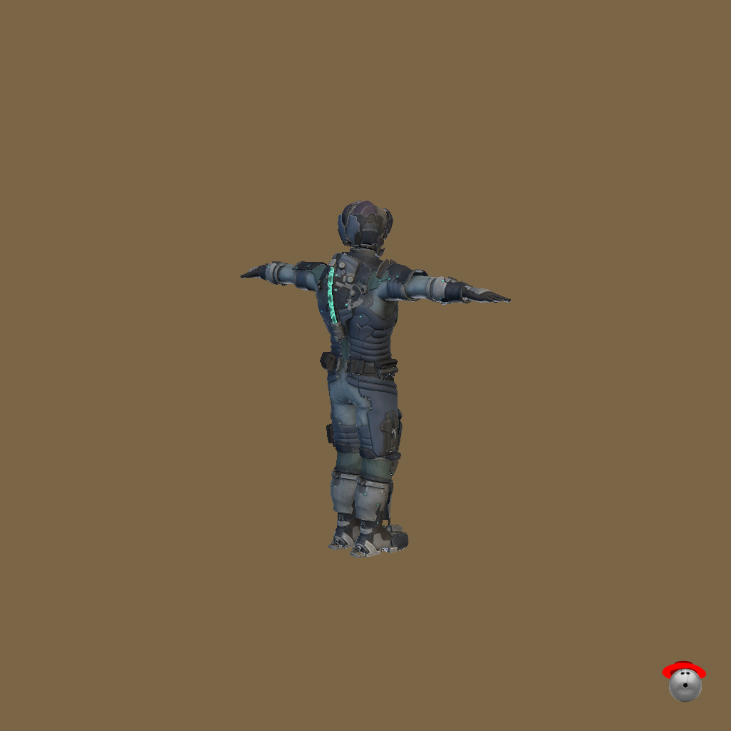 Dead Space 2 - Security Suit - Back Right