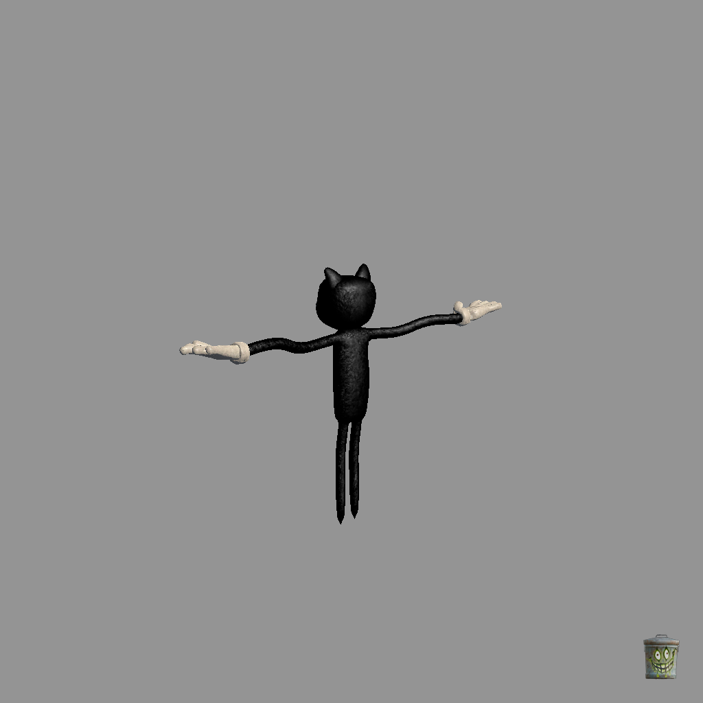 CARTOON CAT - ［TREVOR HENDERSON］ - Back Left