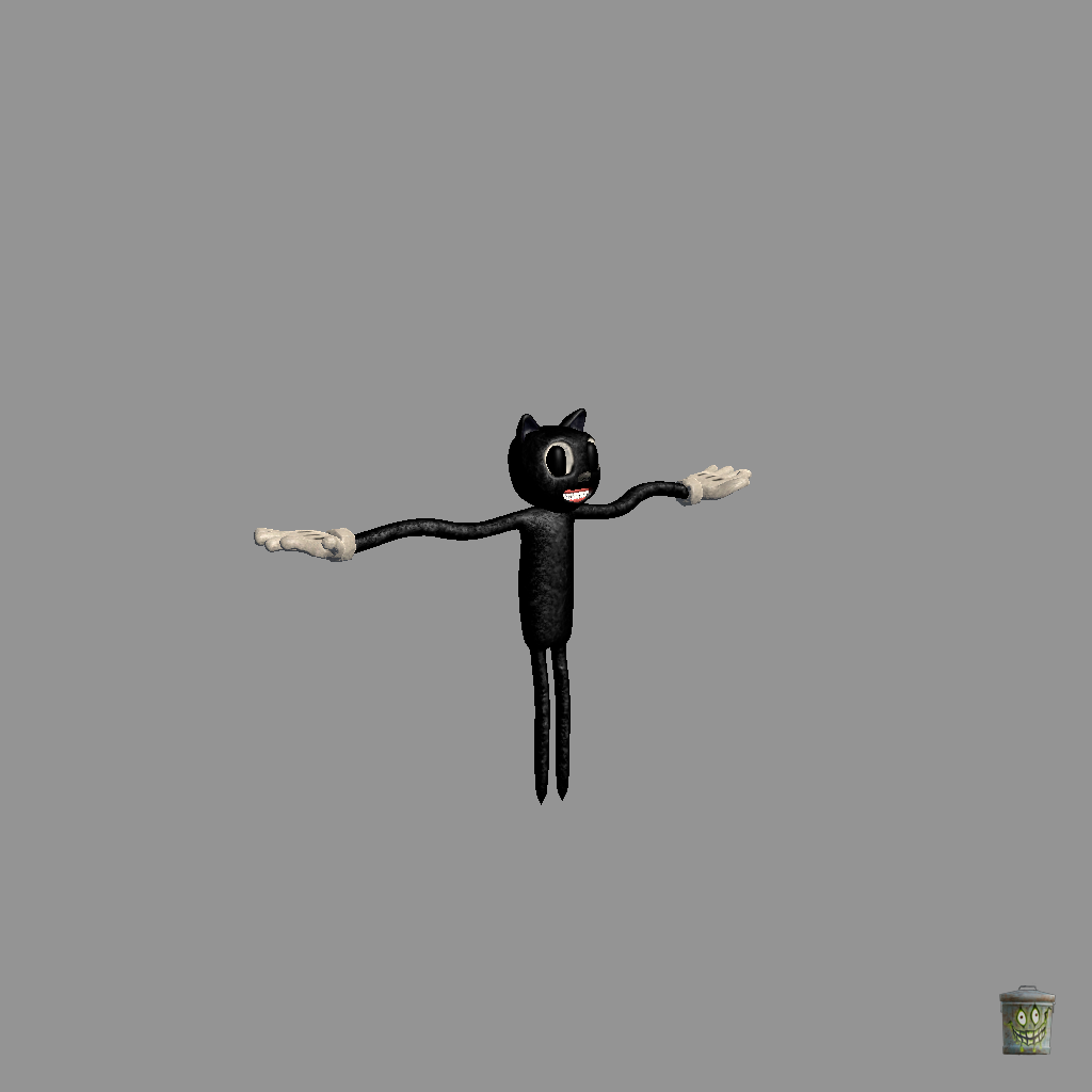 CARTOON CAT - ［TREVOR HENDERSON］ - Front Right