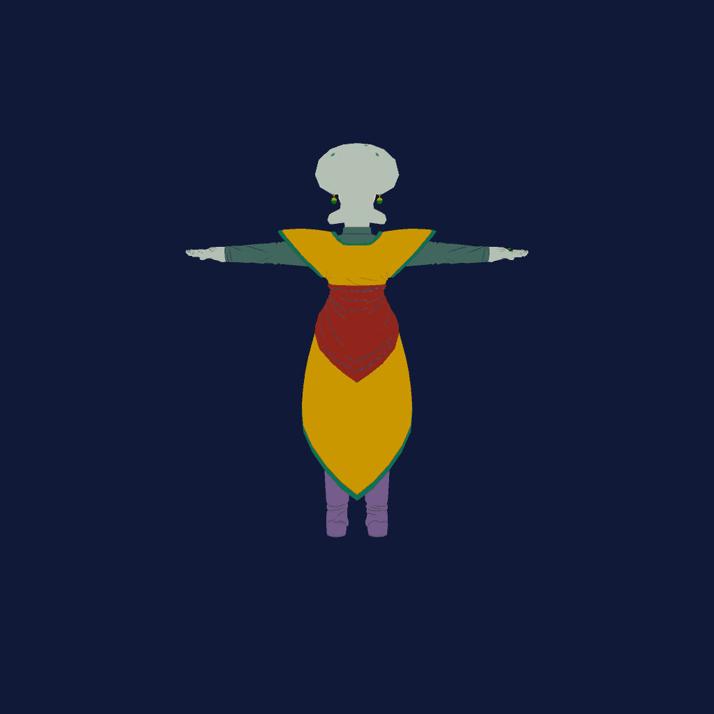 Squidward （Supreme Kai） - Back