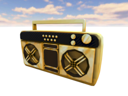 Golden Super Fly Boombox - Roblox