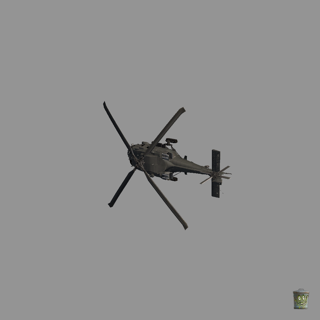 Support Helicopter - Front Left