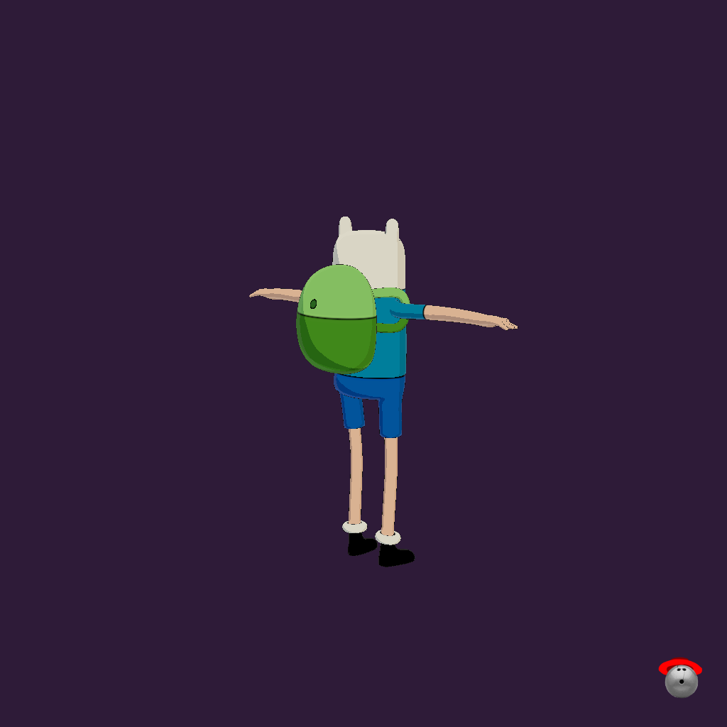 Finn Mertins - Adventure Timeǃ - Back Right