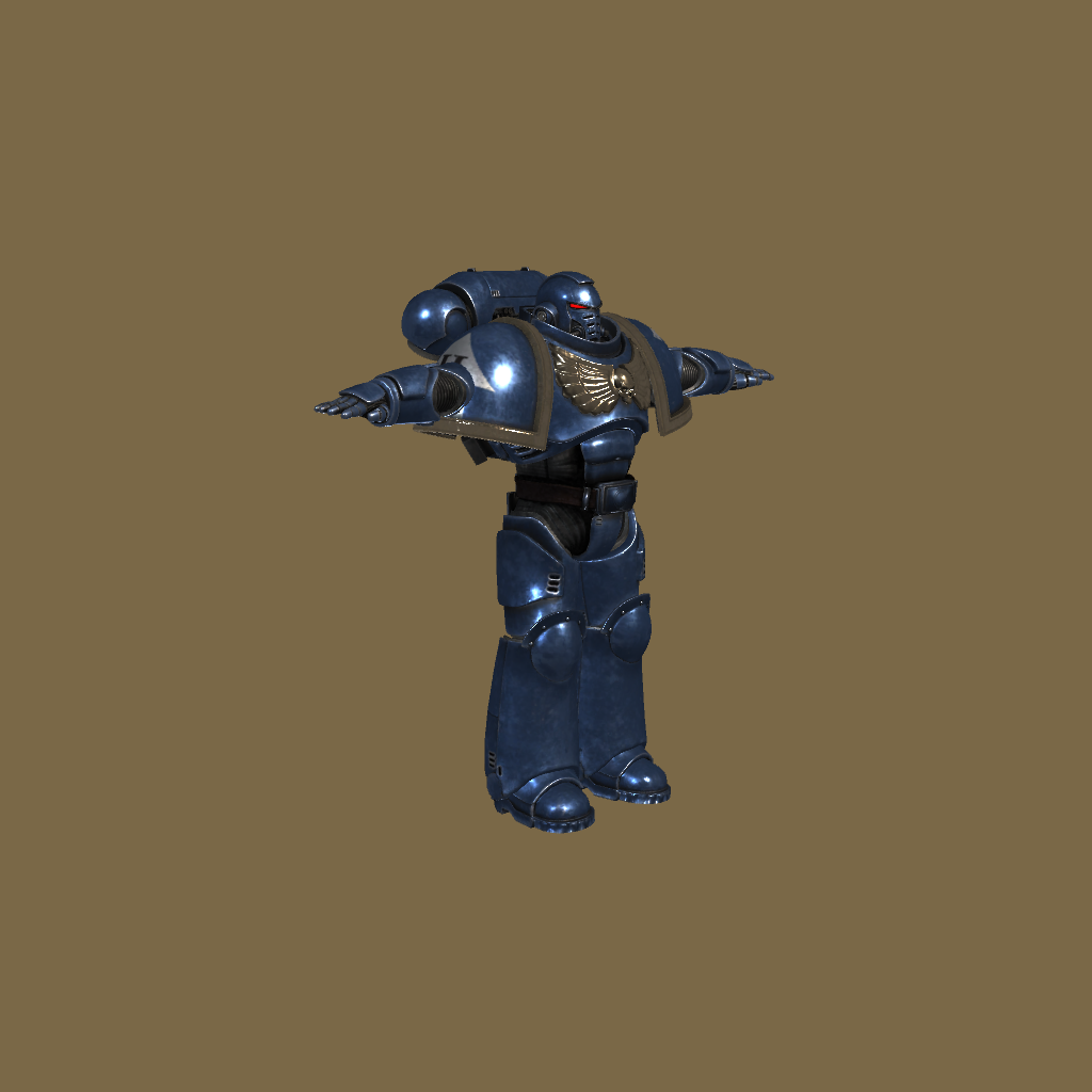 Mk10 Tacticus Power armour of the XIIIth Legion - Front Right